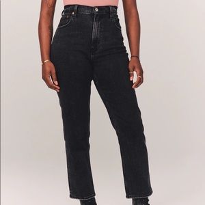 Ultra High Rise Ankle Straight Jeans - Abercrombie